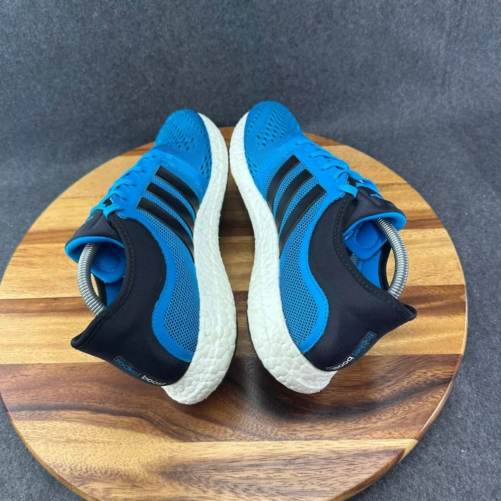 Adidas Rocket Boost Mens Running Shoes Royal Blue Black B25276 Size 10